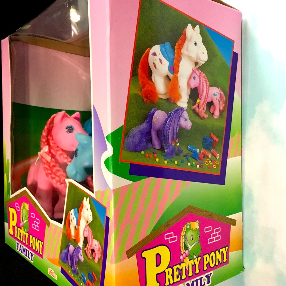 PRETTY PONY FAMILY 90s w/Accessories Giant Size - Picture 15 of 15